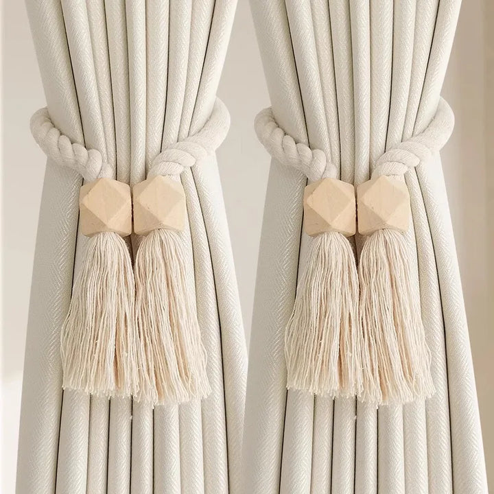2 PC Delure Farmhouse Tieback