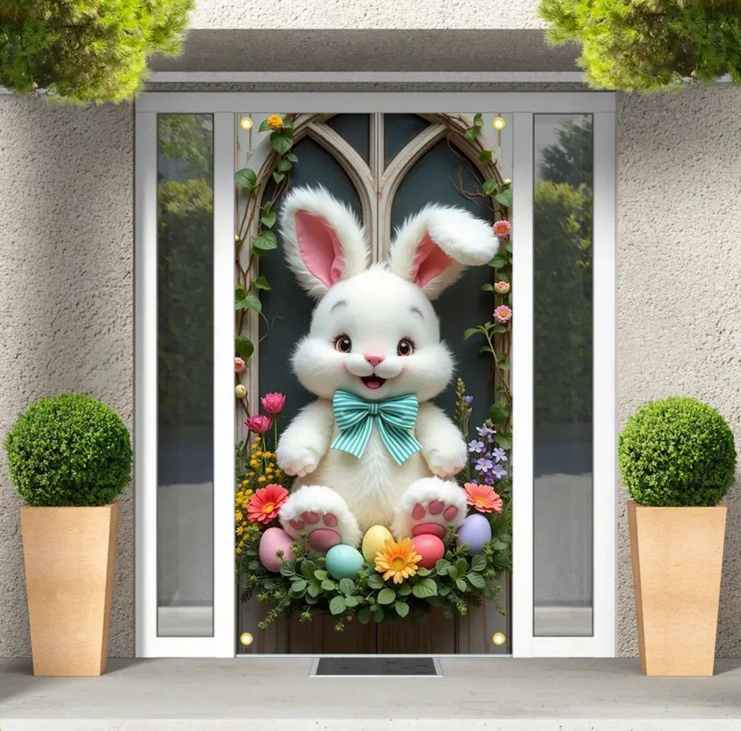 Spring Happy Easter Door Wreath