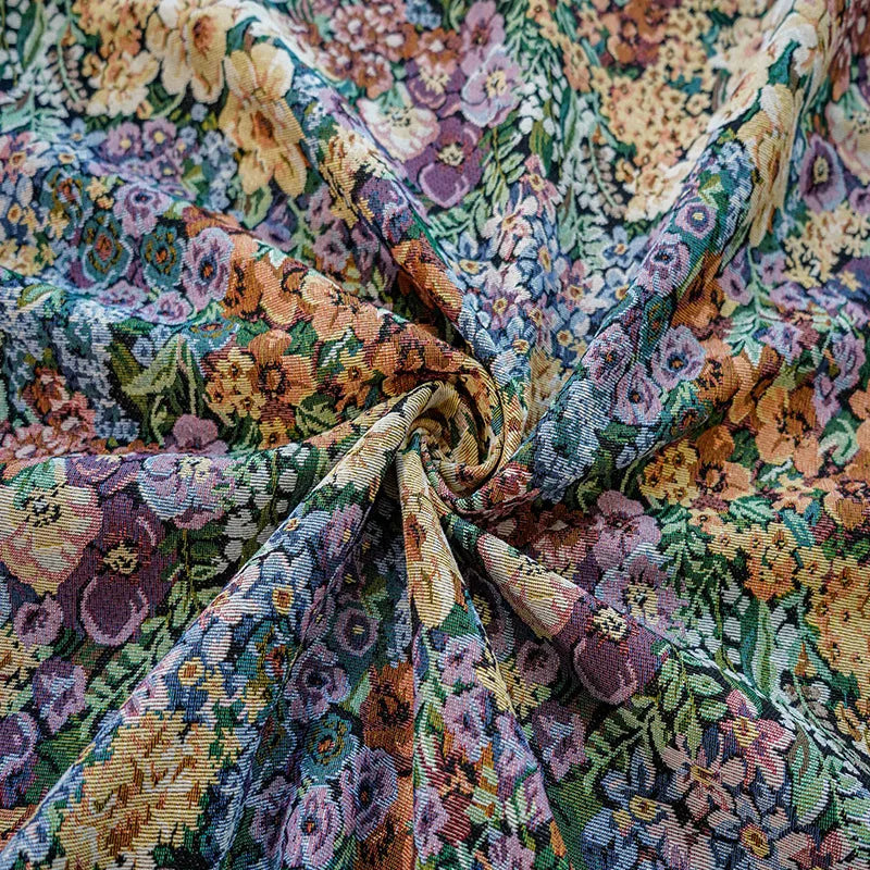 Glencove Floral Woven Chenille Chenille Fabric