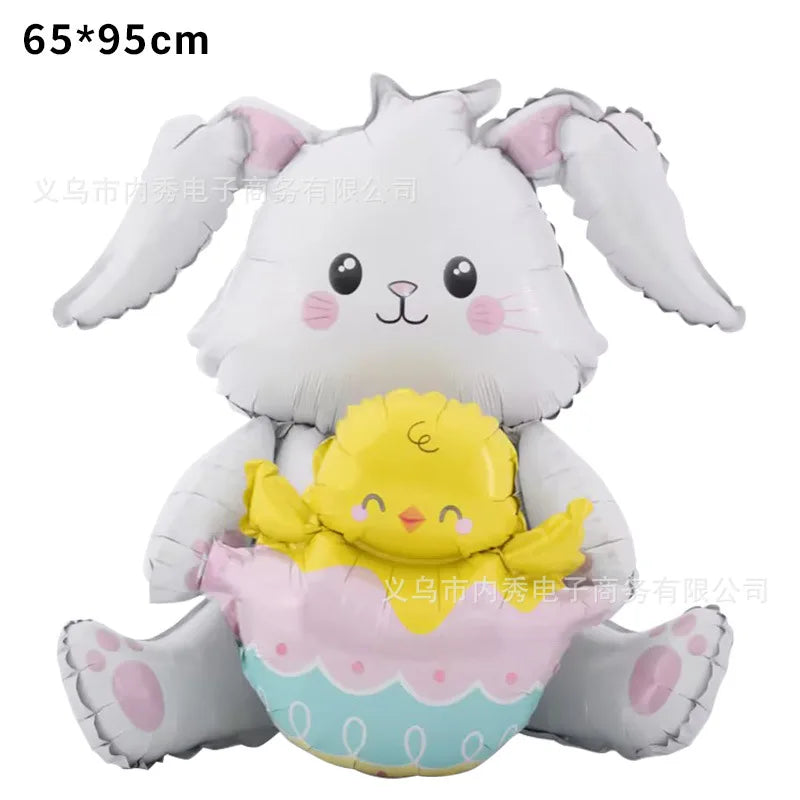 Inflatable Easter Rabbit Balloon Party Decor Supplies