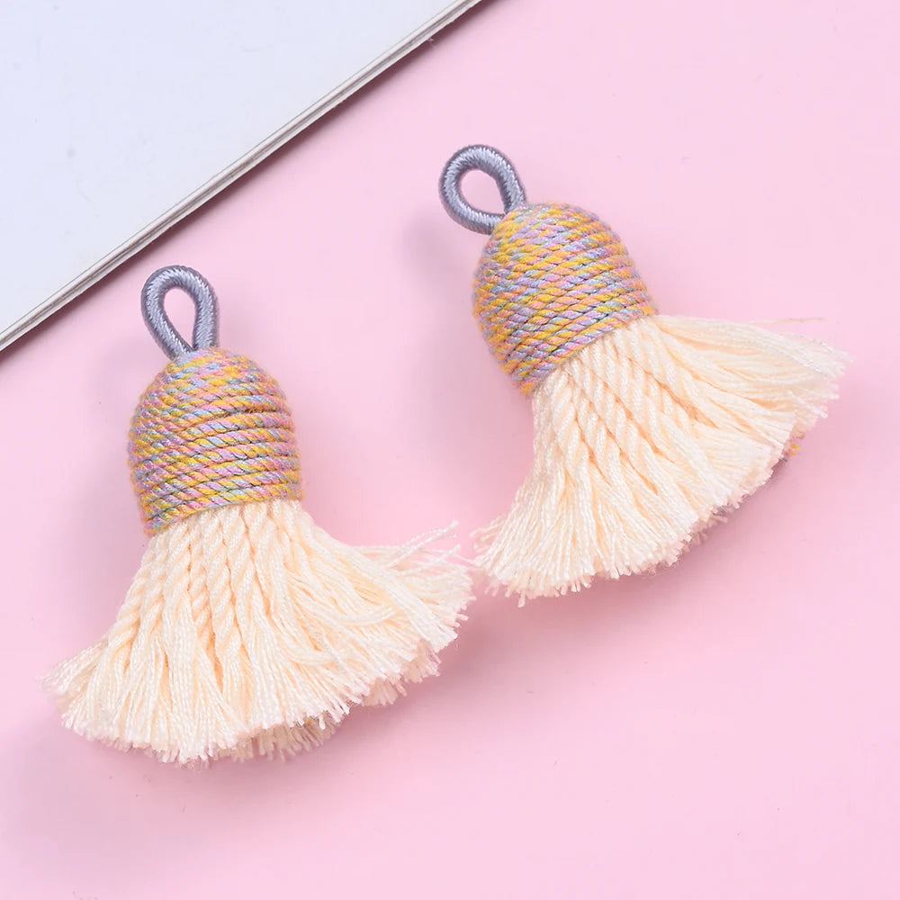 2 PC Nivelle Multicolor Tassel