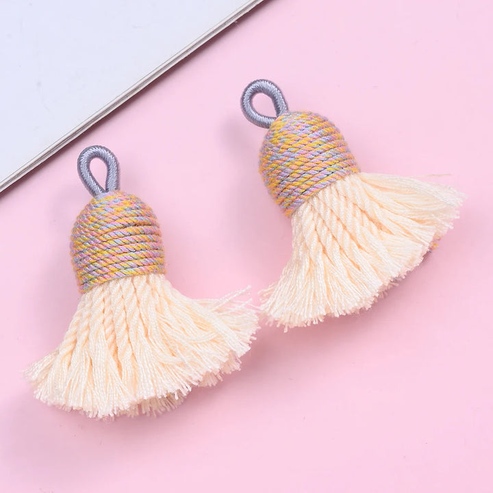 2 PC Nivelle Multicolor Tassel