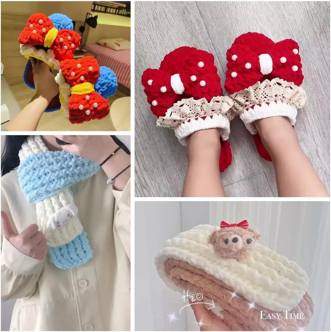 3 PC/ 300g Chenille Knitting Yarn