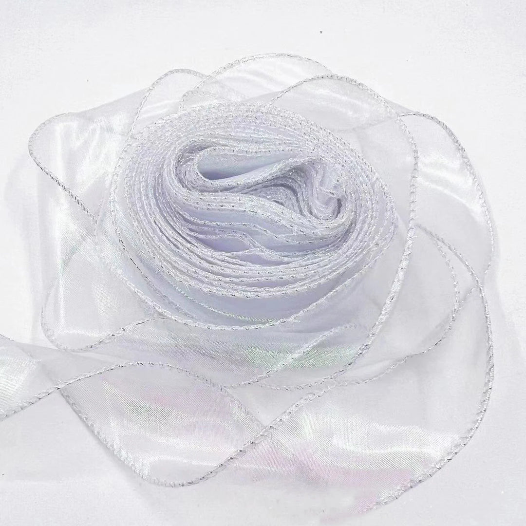 10 Yards / Fishtail Organza Wavy Edge Ribbon