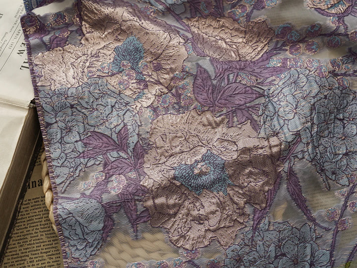 Sunori Classic Flower Yarn Dyed Jacquard Fabric