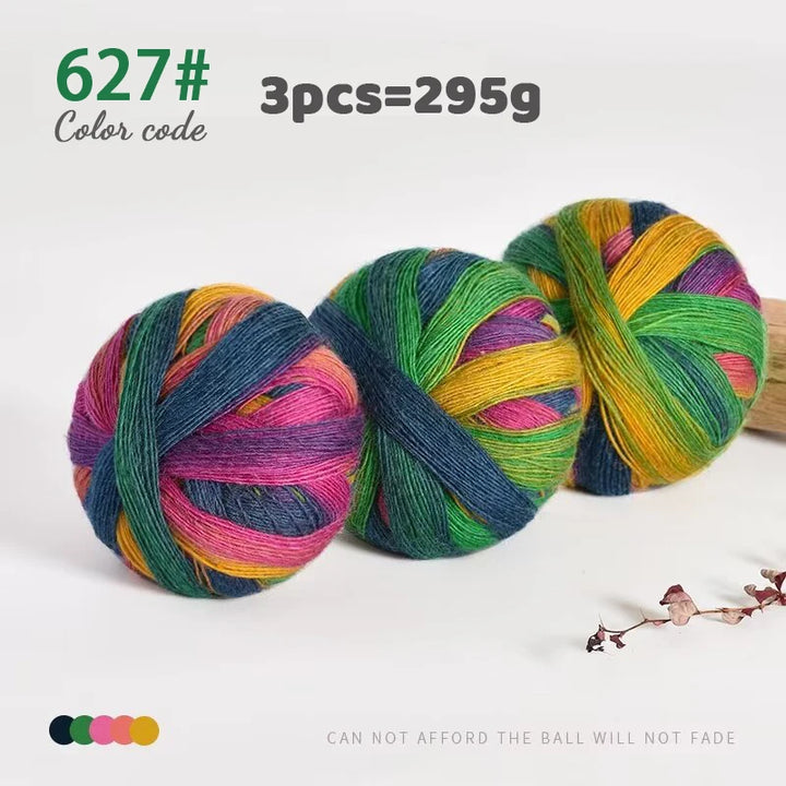 295g Colorful Wool Yarn