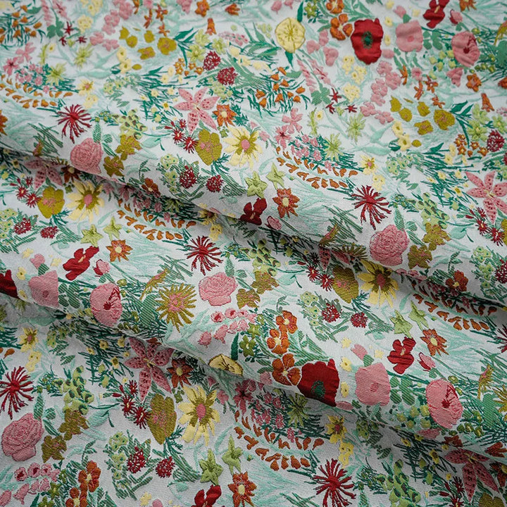 Alto Multicolor Floral Yarn Dyed Jacquard Fabric