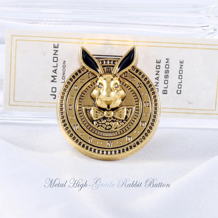 6 PC / Umela Metal Buttons