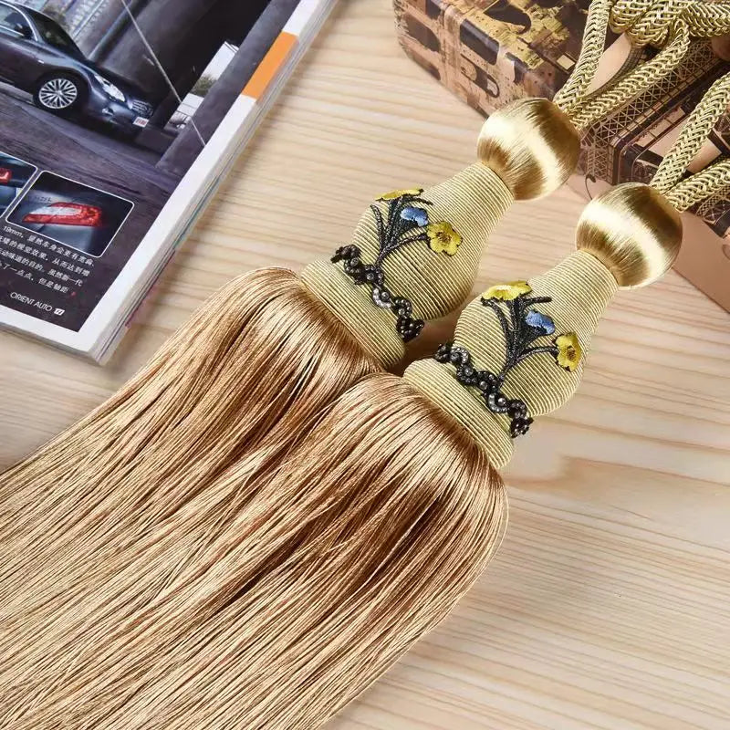 2 PC Curtain Tassel Tiebacks