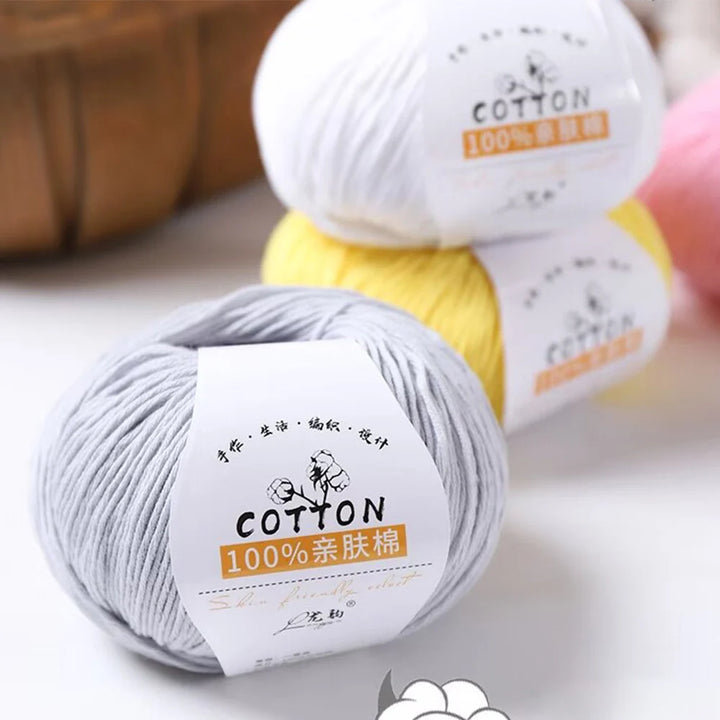 50g 100% Cotton Soft Colors Yarn Cotton