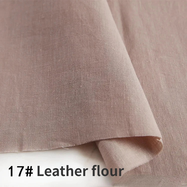 22 Colors / Alim Solid 100% Linen Fabric