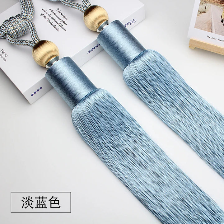 2 PC Vellor Curtain Tassel Tiebacks