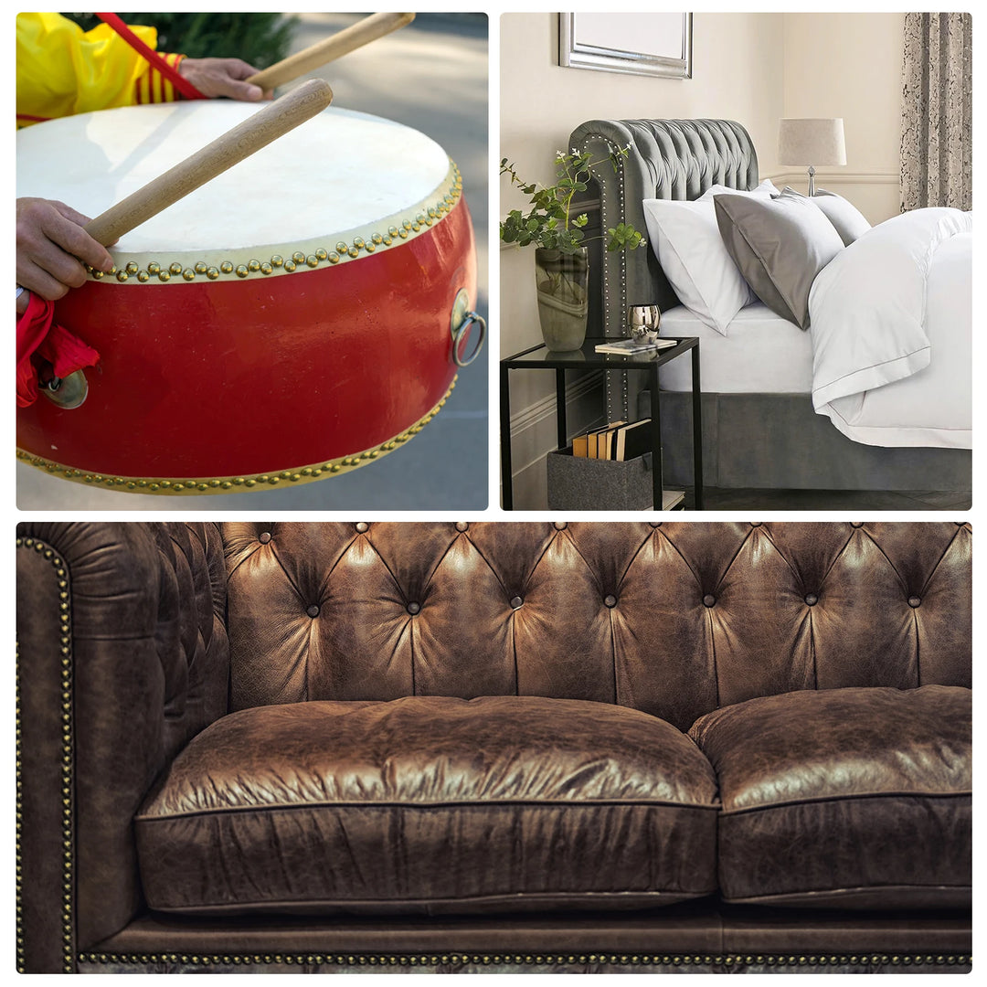 10/20/25pc Round Silver Upholstery Nails