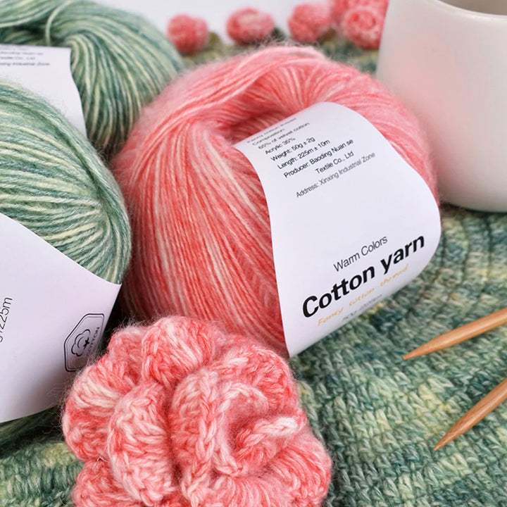 50g Soft Cotton Blended Crochet Yarn