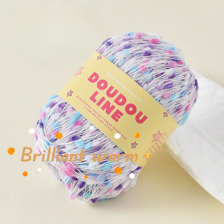 50g Handmade Woven Mixed Knitting Yarn