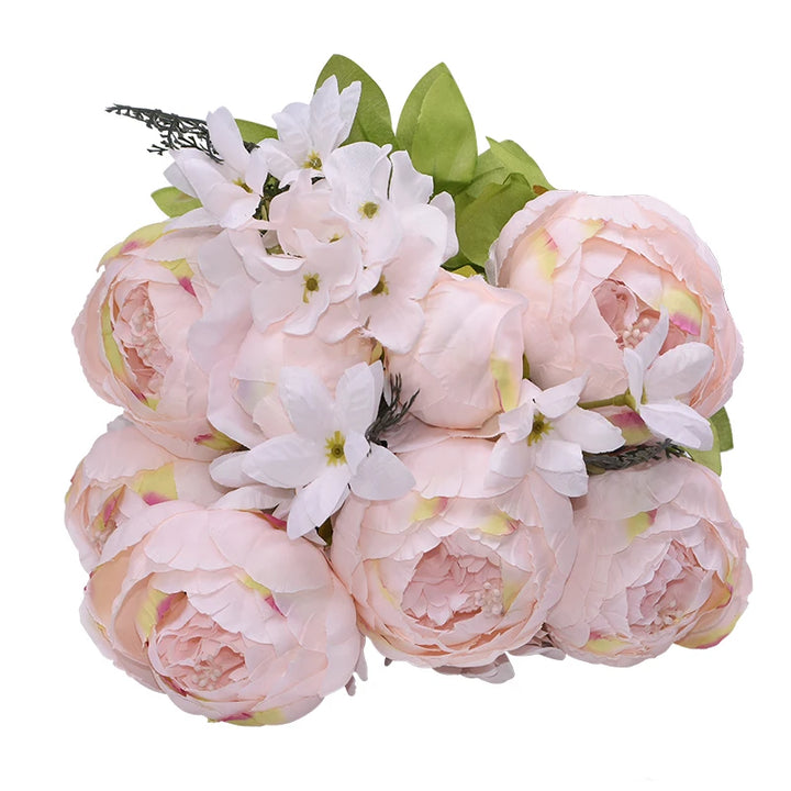 Artificial Peony Silk Flower Bundle