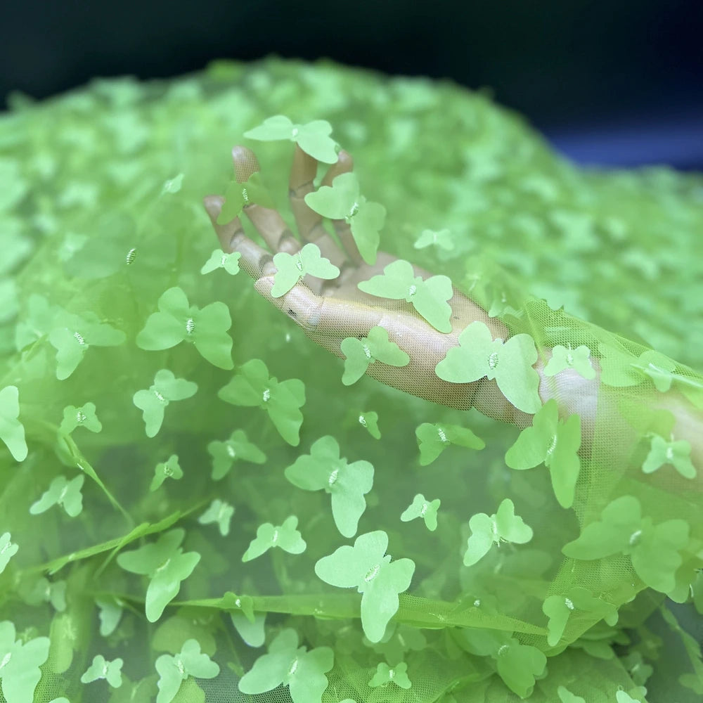 Eris Embroidered Tulle Lace Fabric