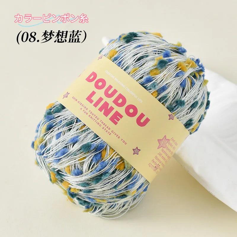 50g Handmade Woven Mixed Knitting Yarn