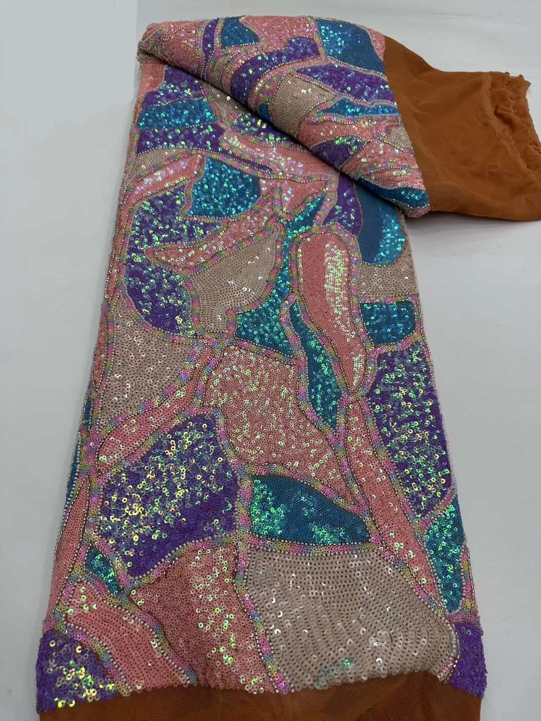 5 YARDS / 10 COLORS / Opulenza Beaded Embroidery Bridal Mesh Lace Fabric