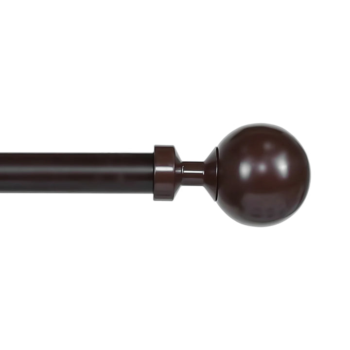 Kore 5/8 Inch Adjustable Heavy Duty Curtain Single Rod Set