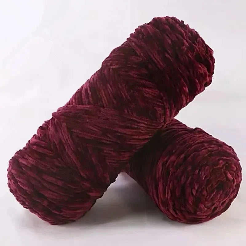 5PC/ Chenille Crochet Yarn