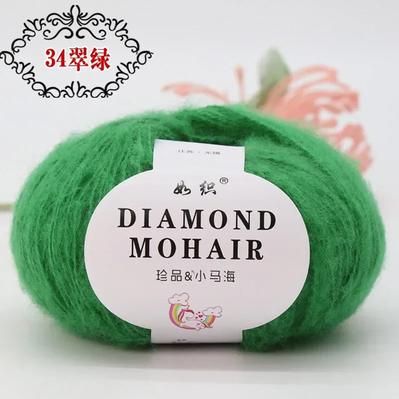 25g Mohair Wool Blended Yarn