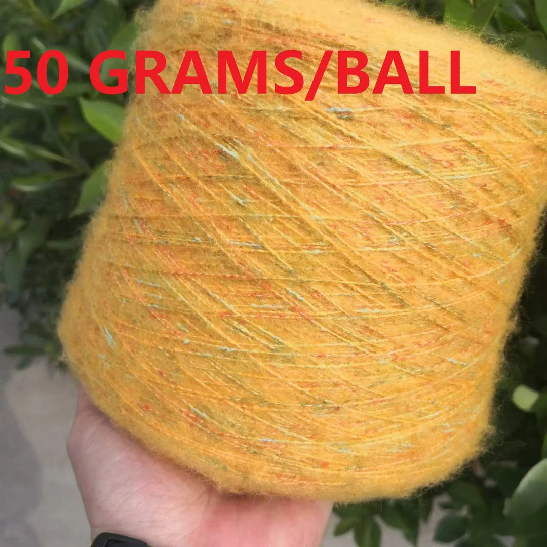 250g Ball Rainbow Faux Mohair Yarn