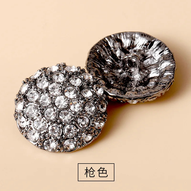 6 PC / Kelli Rhinestone Buttons