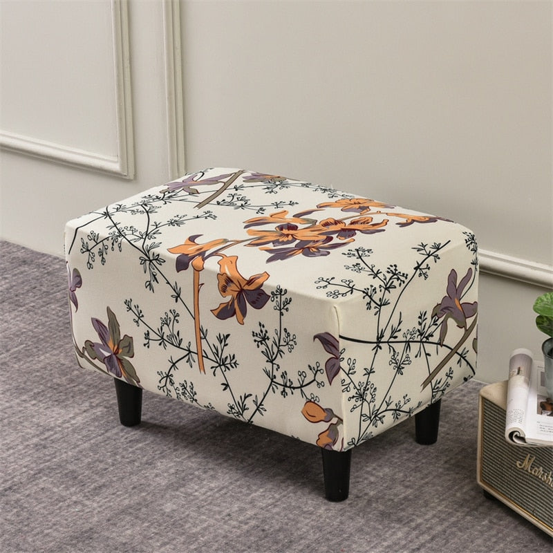 Classic Floral Stretch Armchair Cover