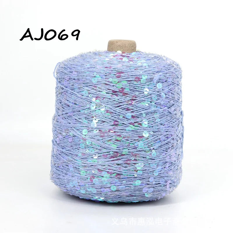 50g Metallic Sequin Yarn Sparkle Glitter