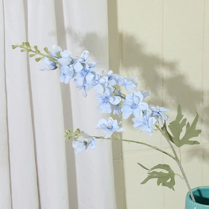 6 PC / Blue Delphinium Fake Flower