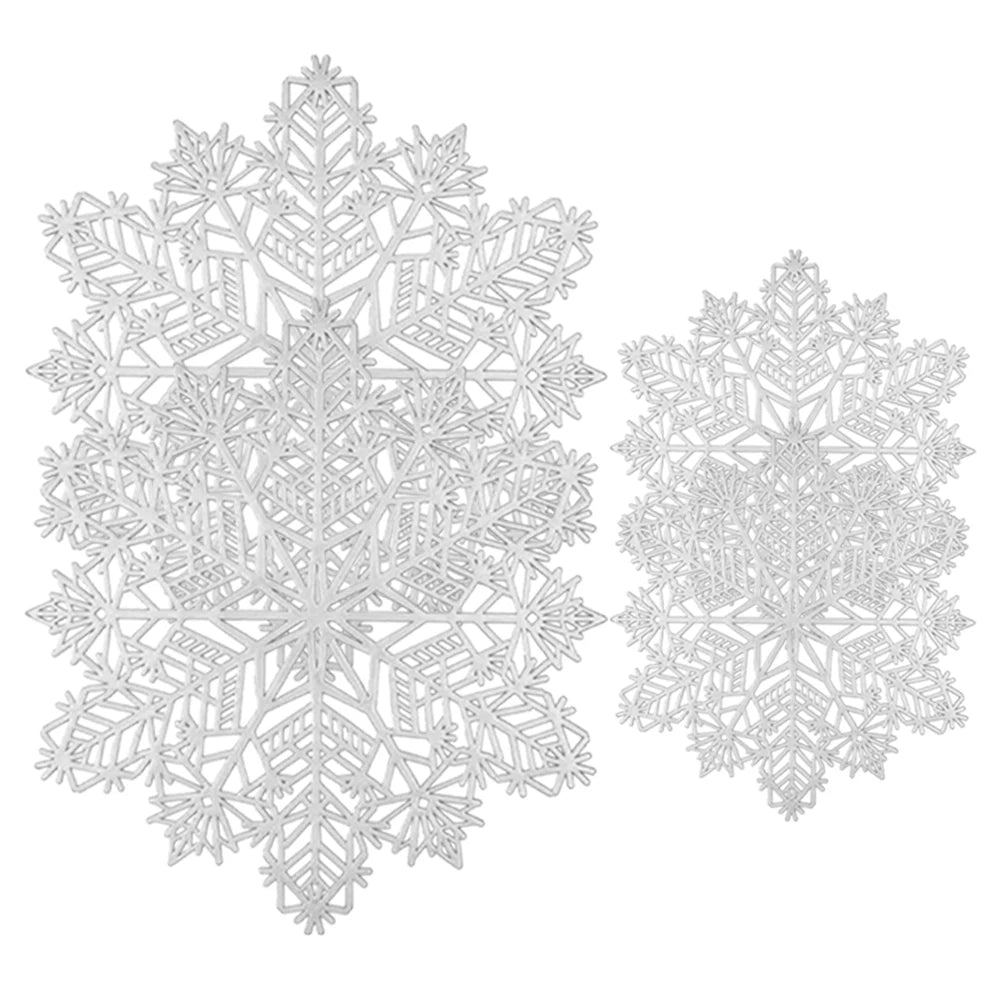 Coaster Set of 4 Christmas Snowflake Placemats