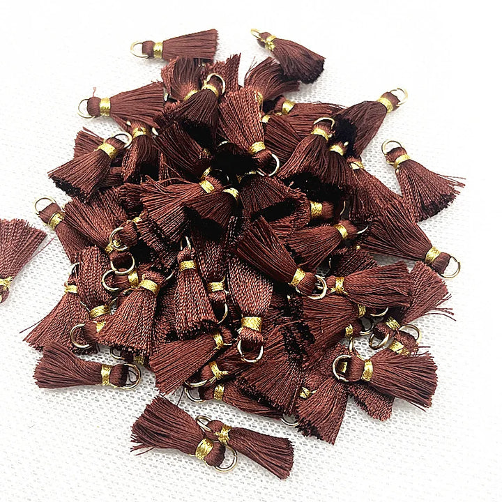 50 PC Mireau 20mm Mini Metal Hanging Ring Tassel