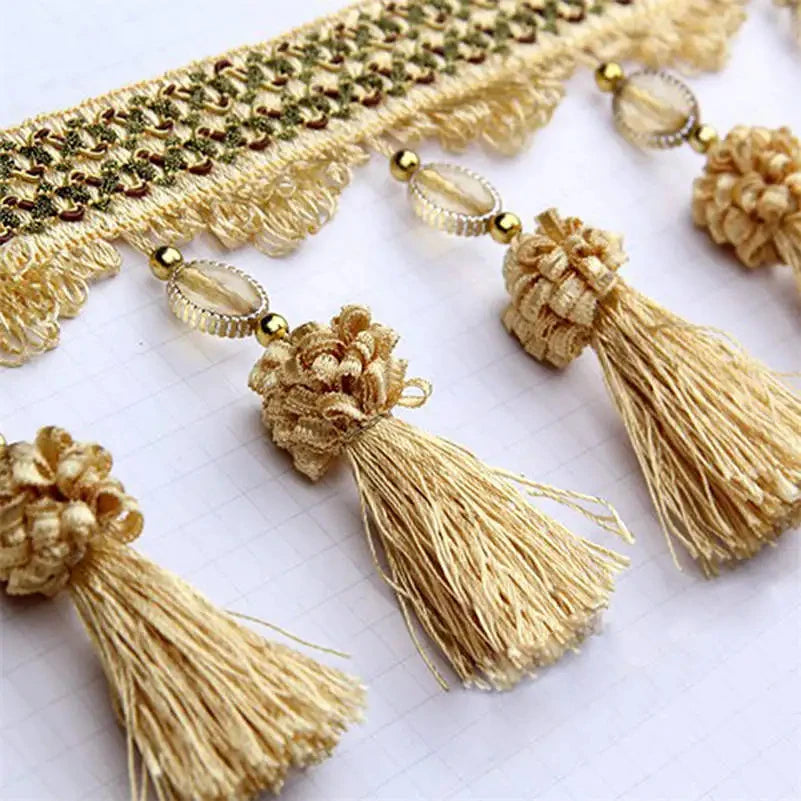 Mito Beaded Tassel Fringe Trim