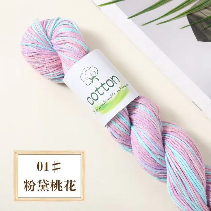 50g 100% Cotton Dyed Yarn