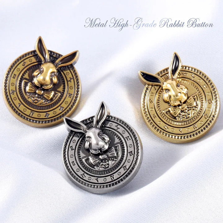 6 PC / Umela Metal Buttons