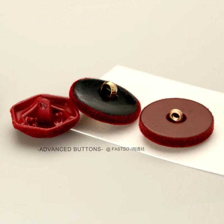 6 PC / Bryce Leather Buttons