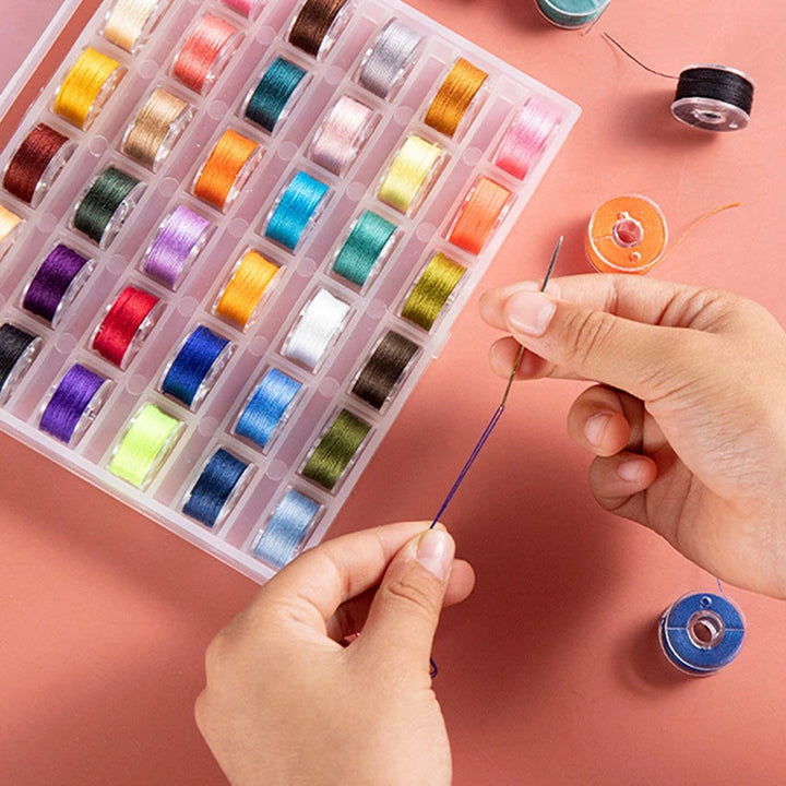 Multicolor Sewing Bobbins Box Set