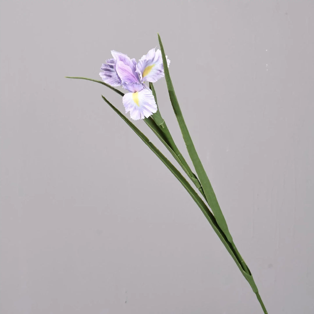 Clara 27 inch Faux Iris Flower