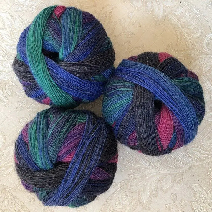 100g 600 Meter Long Dyed Gradient Magic Ball