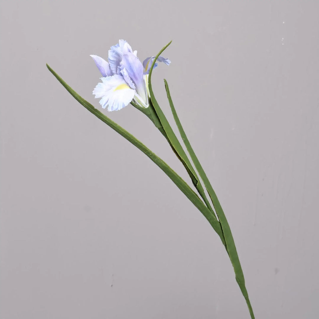 Clara 27 inch Faux Iris Flower