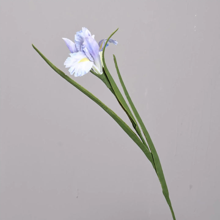 Clara 27 inch Faux Iris Flower