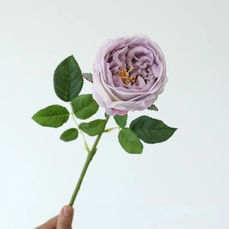 5 PC /  Tea Rose Branch Fake Flower Bundle