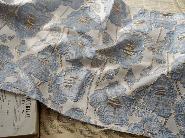 Esoia Floral Woven Jacquard Fabric