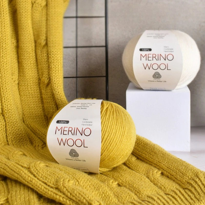 100% Pure Merino Wool Yarn – Classic Modern Fabrics