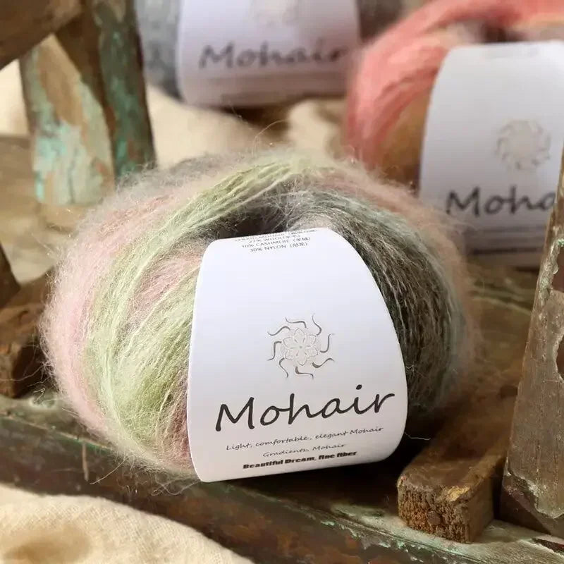 5PC / Gradient Mohair Yarn