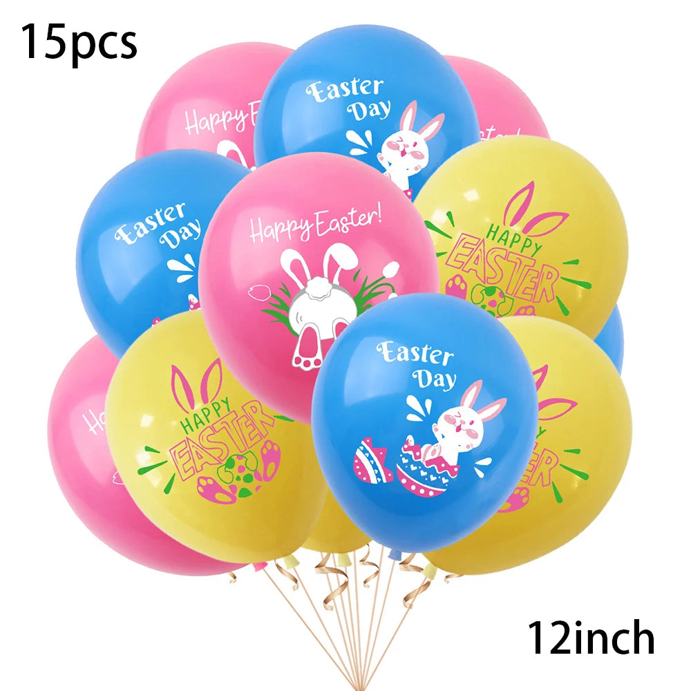 Inflatable Easter Rabbit Balloon Party Decor Supplies