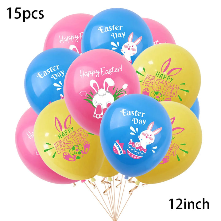 Inflatable Easter Rabbit Balloon Party Decor Supplies