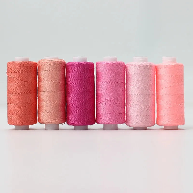 6 Rolls / Polyester Sewing Thread Set