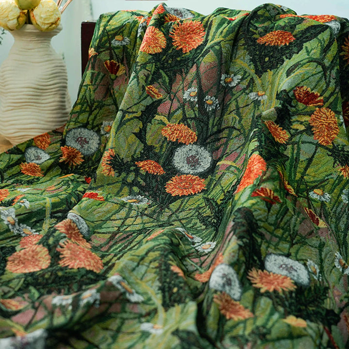 Iona Floral Woven Chenille Chenille Fabric